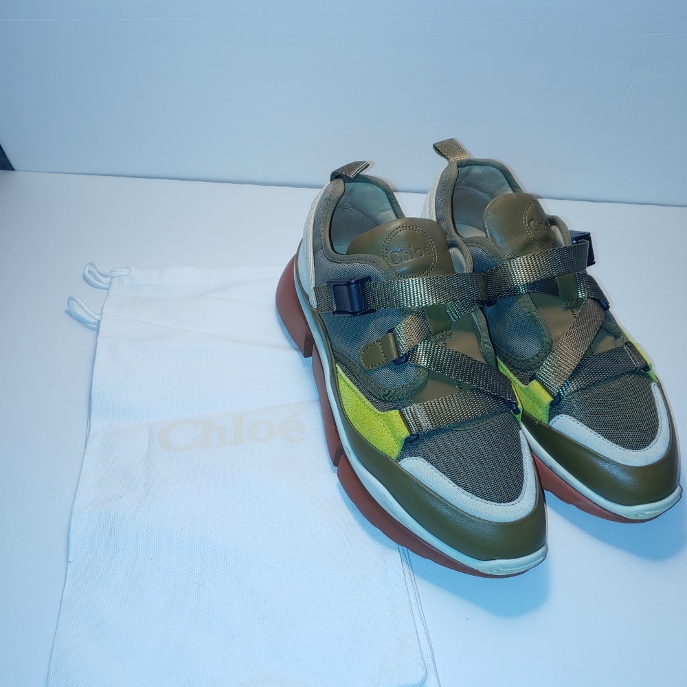 Chloe Sonnie Low Top Sneakers - Picture 2 of 6
